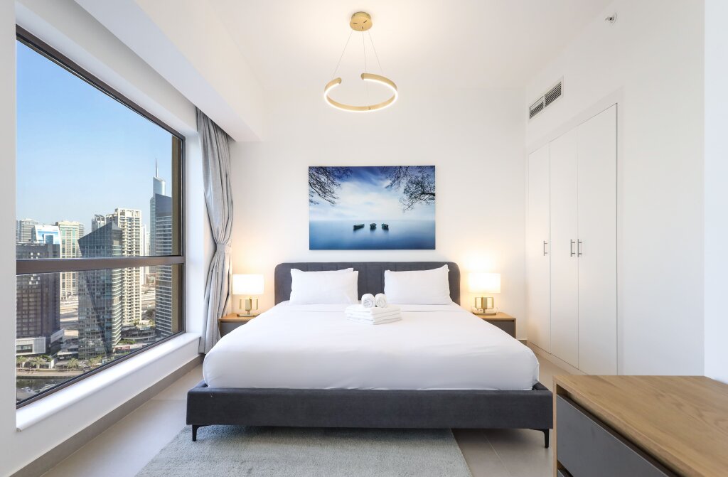 Дубай: Апартаменты Elite Lux Holiday Homes - Beachside Haven Stylish 1 BHK in JBR Dubai