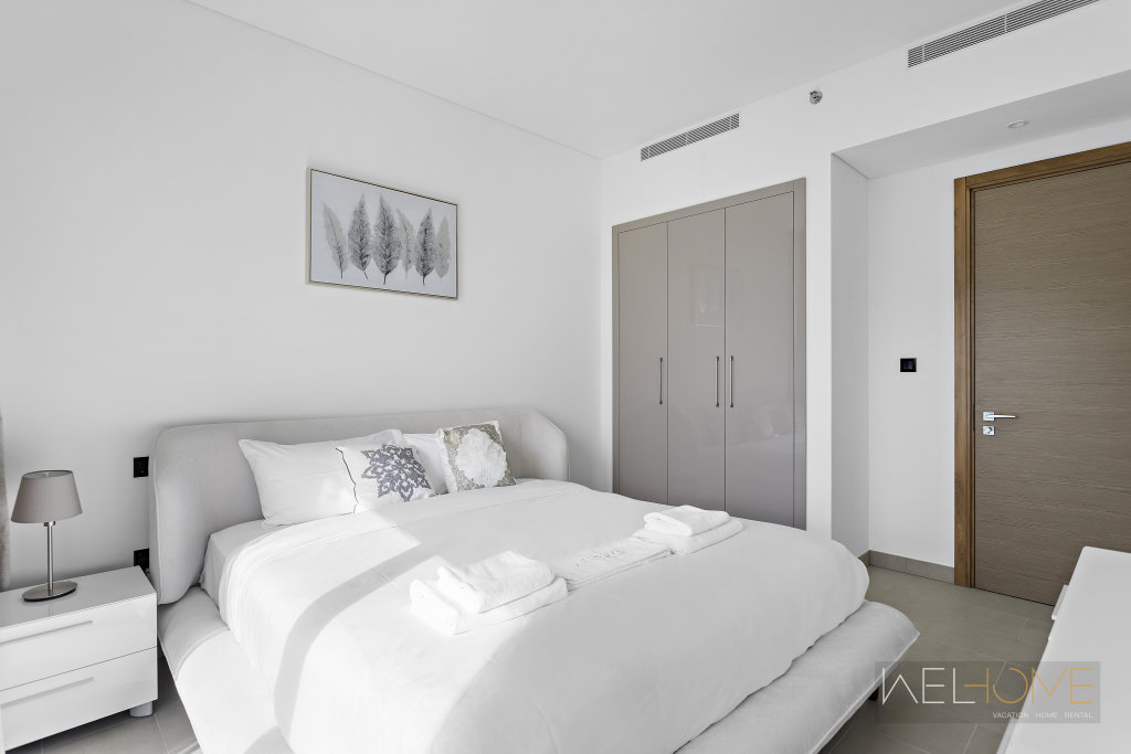 Дубай: Апартаменты WelHome - Charming Apt With City Lights in Sobha Waves