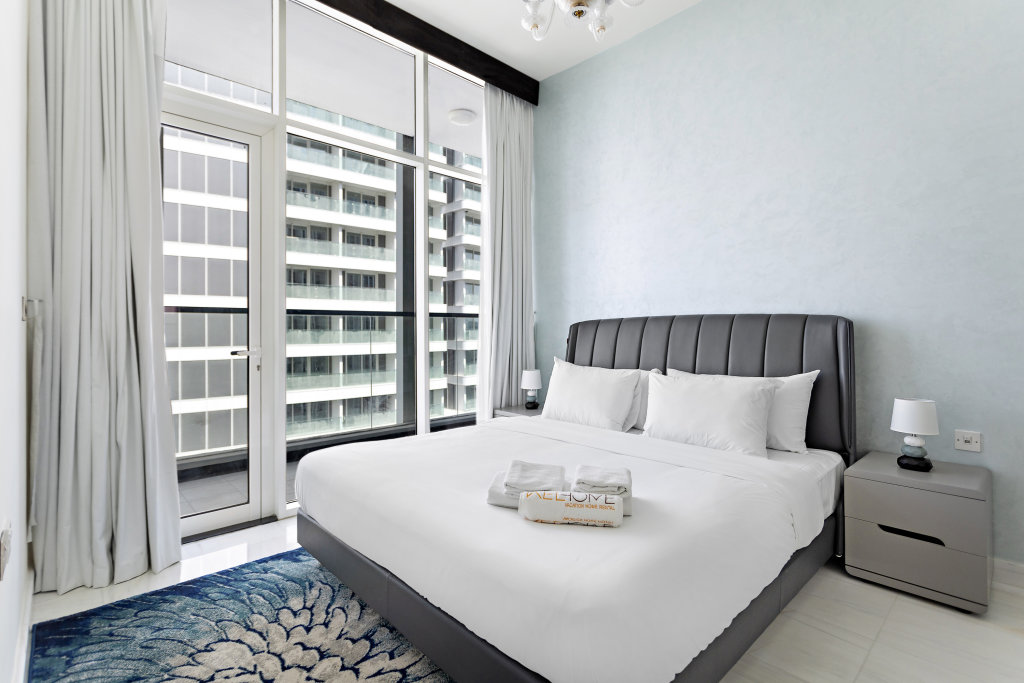 Дубай: Апартаменты WelHome - Opulent Retreat with Panoramic Cityscape Views