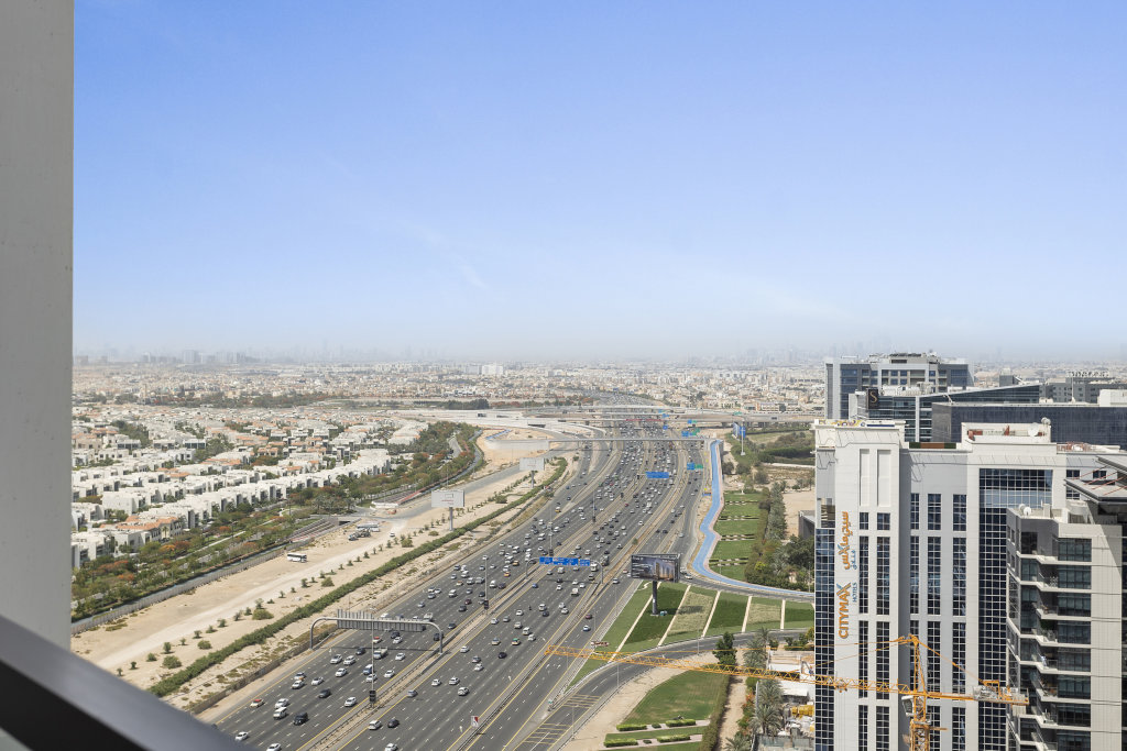 Дубай: Апартаменты WelHome - Opulent Retreat with Panoramic Cityscape Views