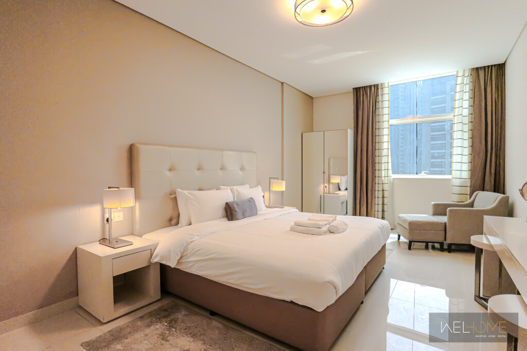 Дубай: Апартаменты WelHome - Luxury Living in Business Bay 2BR + Maid's Room