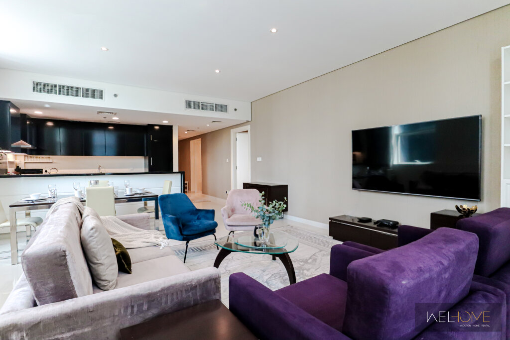 Дубай: Апартаменты WelHome - Luxury Living in Business Bay 2BR + Maid's Room