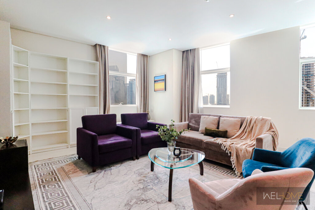 Дубай: Апартаменты WelHome - Luxury Living in Business Bay 2BR + Maid's Room