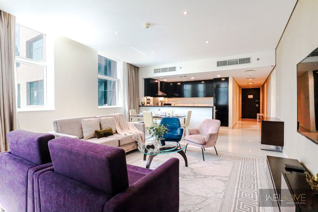 Дубай: Апартаменты WelHome - Luxury Living in Business Bay 2BR + Maid's Room