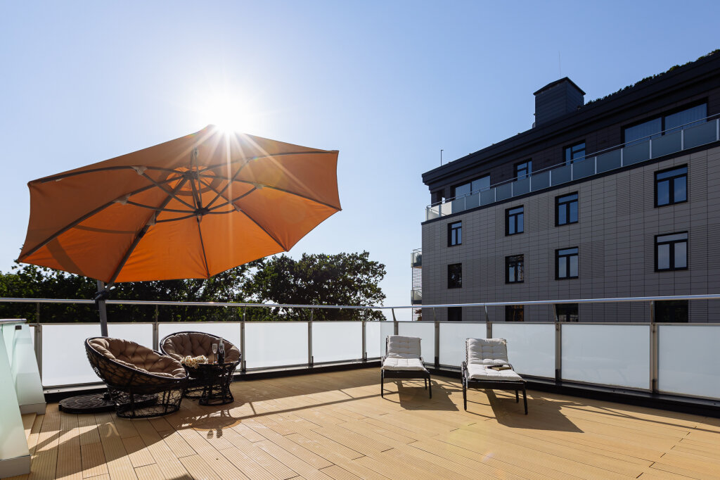 Светлогорск: Апартаменты Luxury Life Svetlogorsk  с видом на море