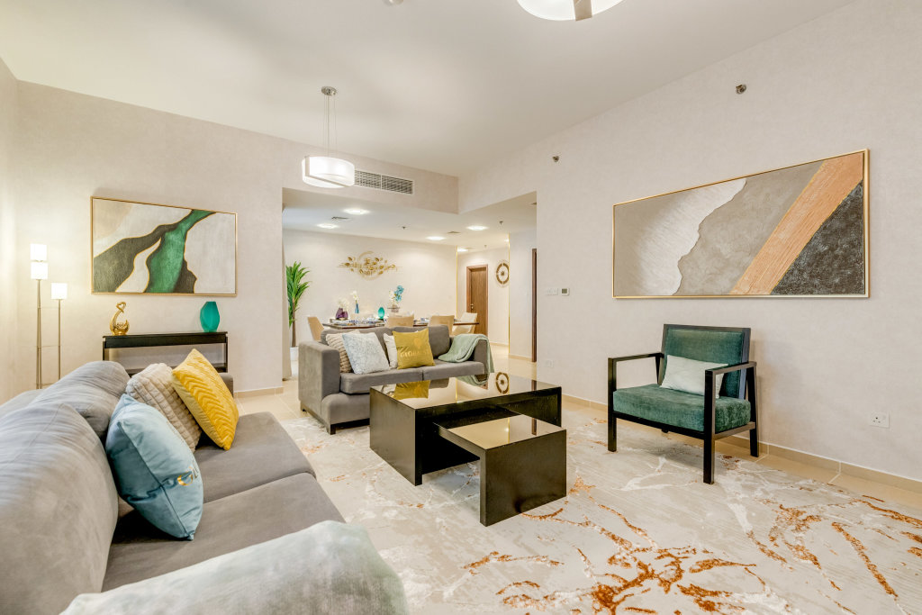 Дубай: Апартаменты Globalstay Modern Apartments steps to JBR Beach