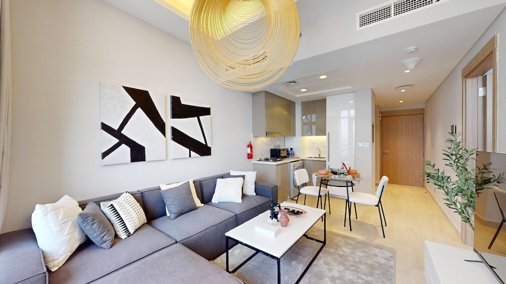 Дубай: Primestay - Azizi Riviera 9 1BR - Meydan