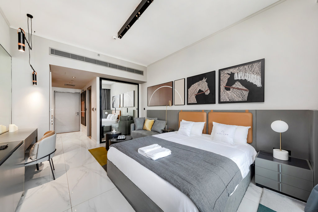 Дубай: Апартаменты Studio with Fantastic Dubai Canal View at MAG 318