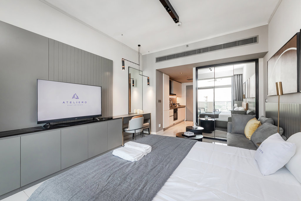Дубай: Апартаменты Studio with Fantastic Dubai Canal View at MAG 318
