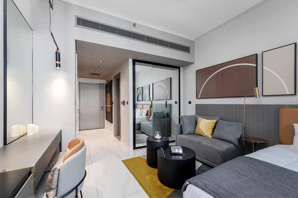 Дубай: Апартаменты Studio with Fantastic Dubai Canal View at MAG 318