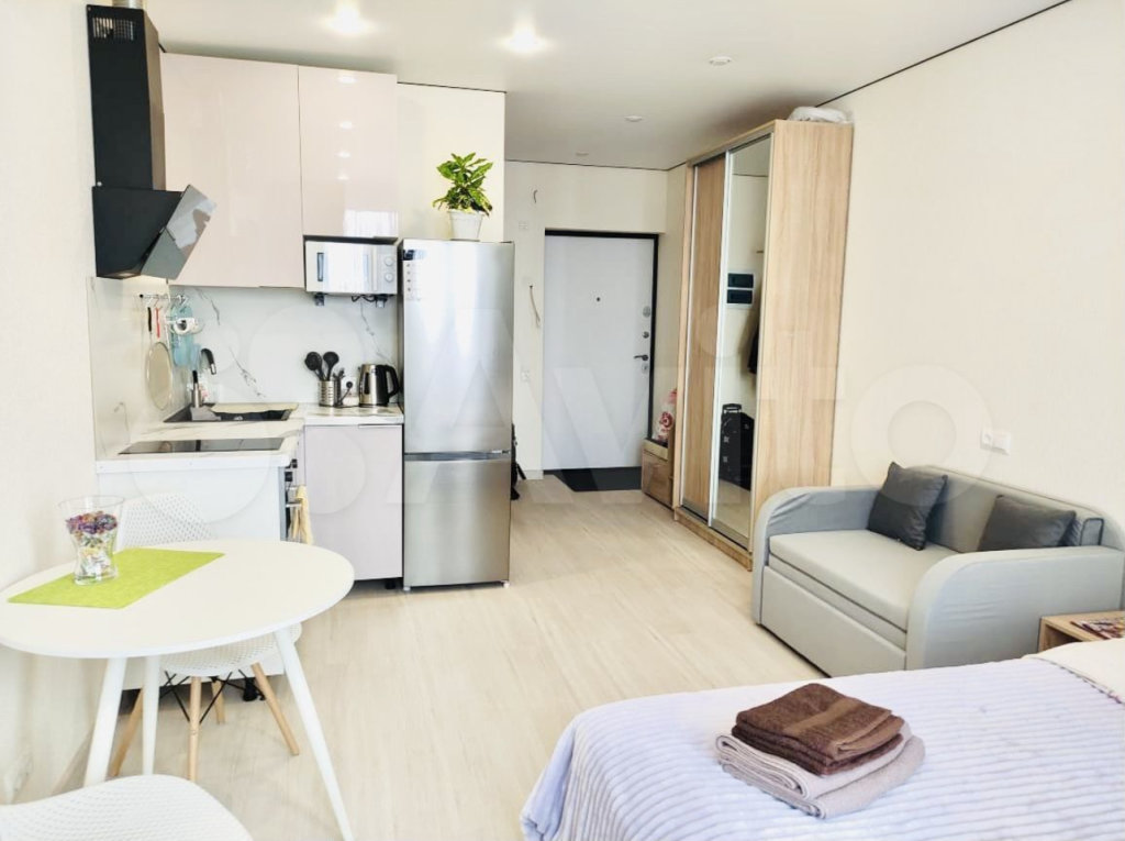 Квартира Studio in centre with views of Moscow City — фото 2