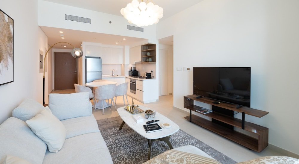 Дубай: Elegant 1BR Apt Steps Away From Dubai Mall