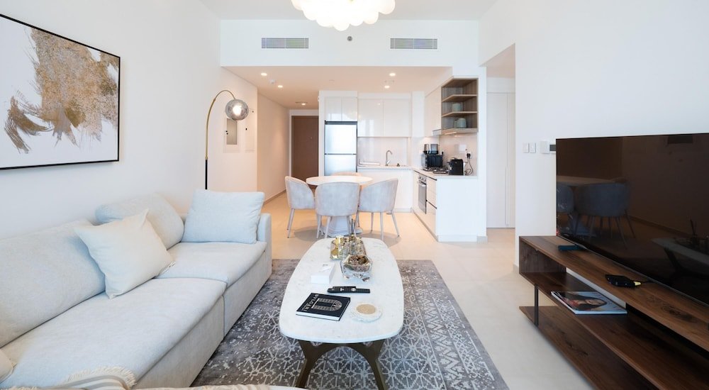 Дубай: Elegant 1BR Apt Steps Away From Dubai Mall