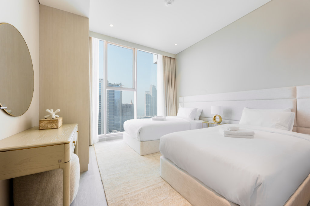 Дубай: Апартаменты Apartments 2 Bedroom Ultra luxury suite apartment With Ocean view