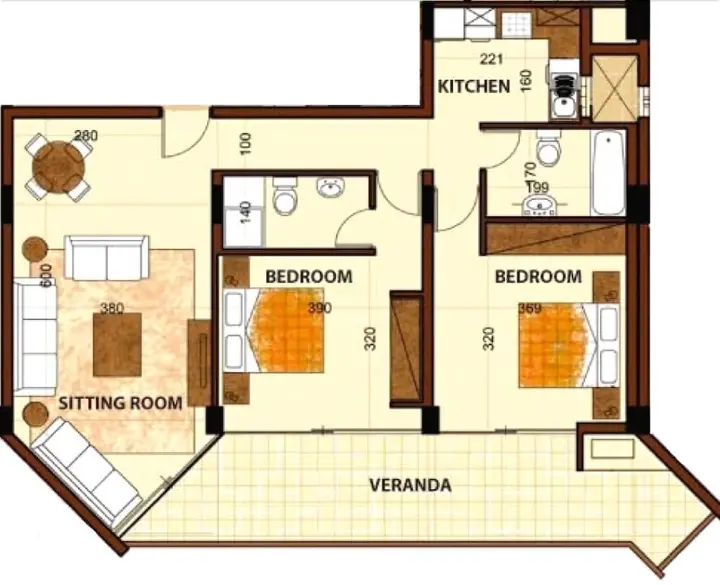 Лимассол: Eden Beach Apartment No. 505