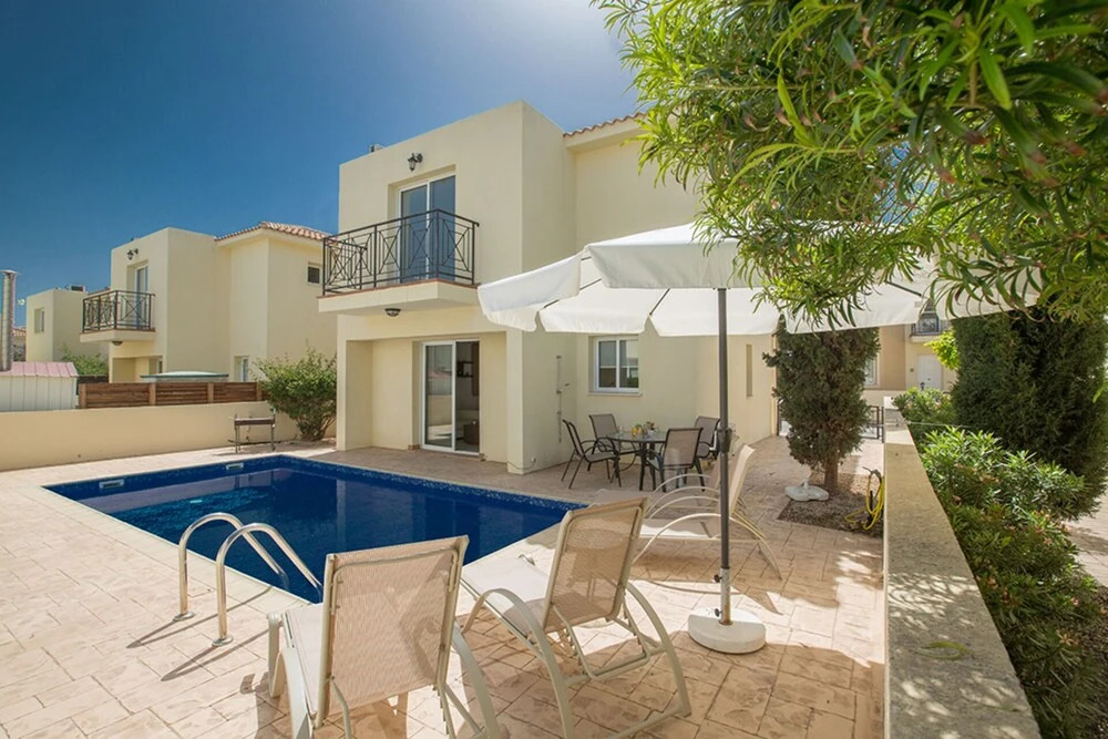 Паралимни: Cyprus Villa Near the Beach, Paralimni Villa 1198