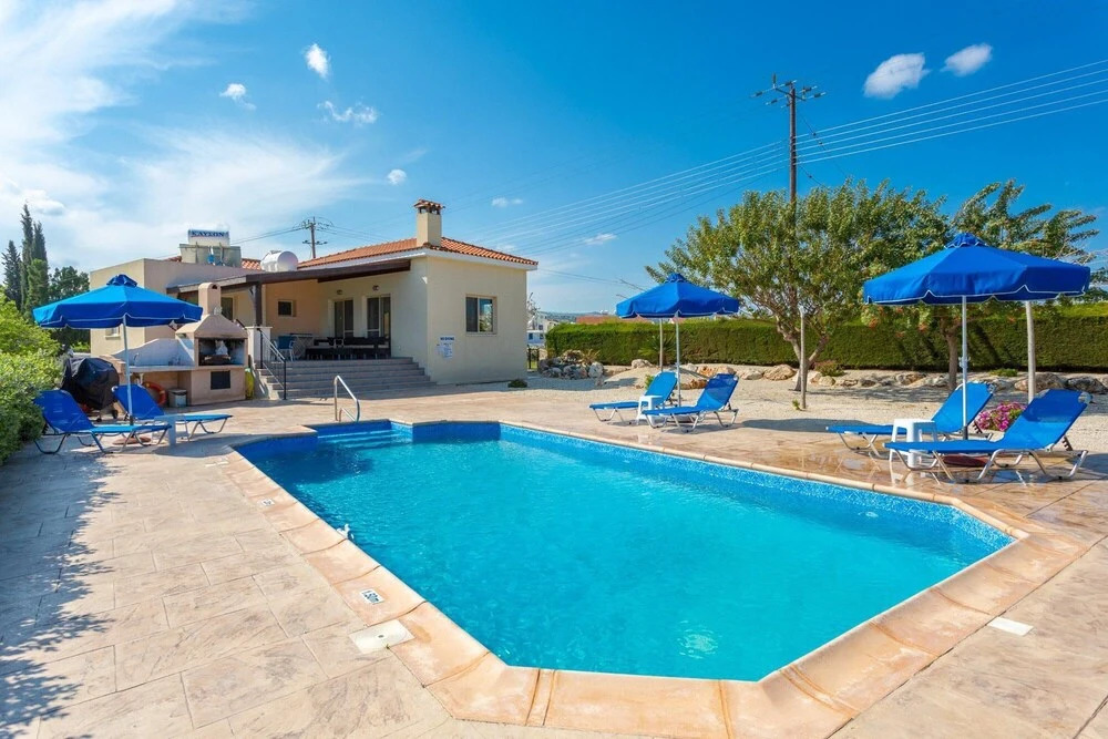 Полис Хрисохус: Villa Prodromos Large Private Pool Walk to Beach Sea Views A C Wifi Eco-friendly - 1924