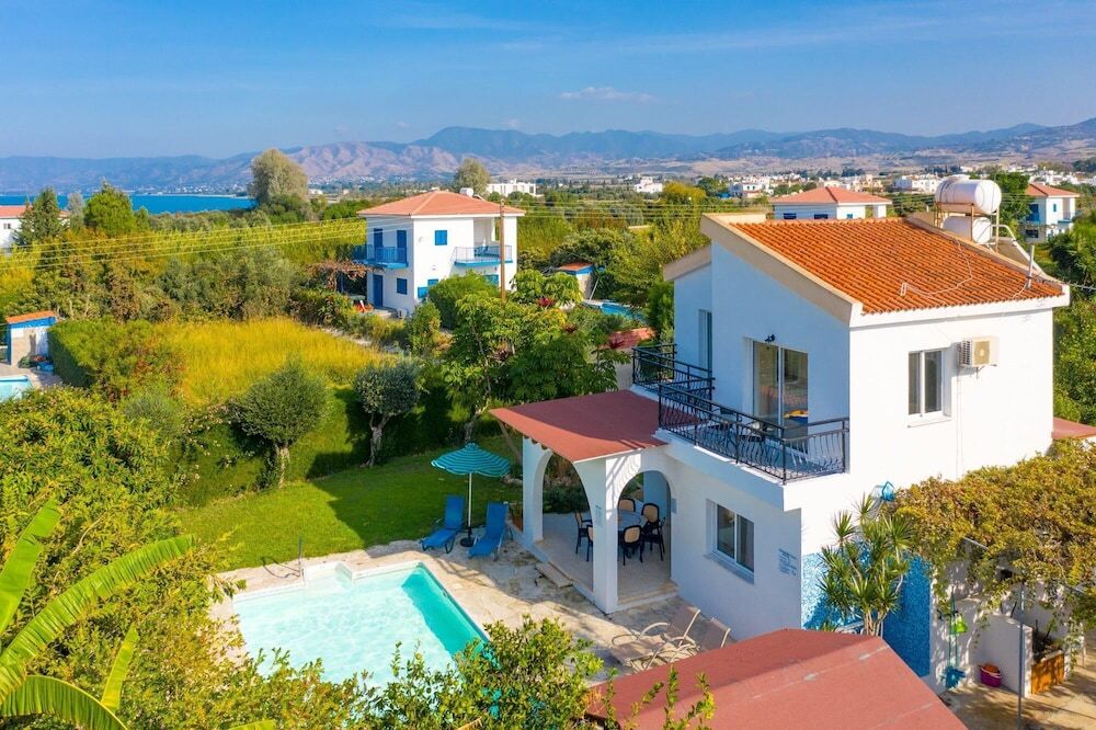 Полис Хрисохус: Sun Beach Villa Tria Large Private Pool Walk to Beach A C Wifi Car Not Required - 2282