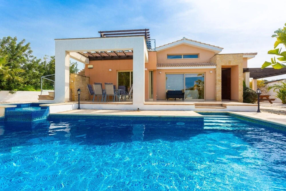 Полис Хрисохус: Villa Thalassa Large Private Pool Walk to Beach A C Wifi Car Not Required - 2346
