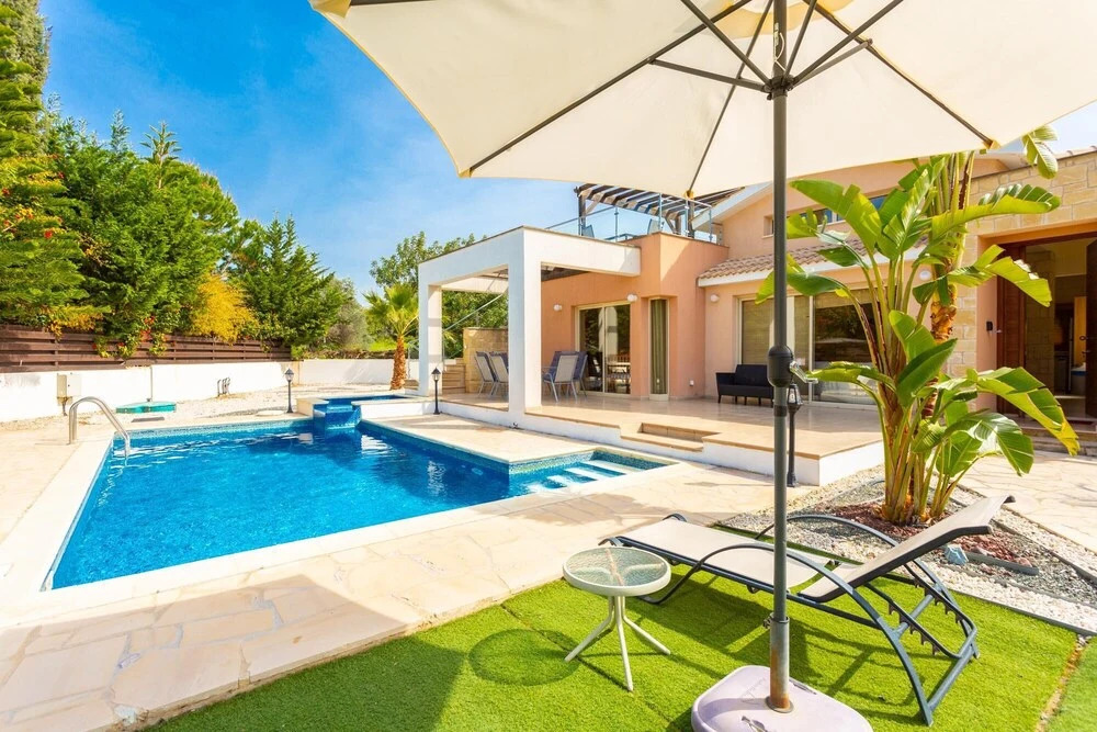 Полис Хрисохус: Villa Thalassa Large Private Pool Walk to Beach A C Wifi Car Not Required - 2346
