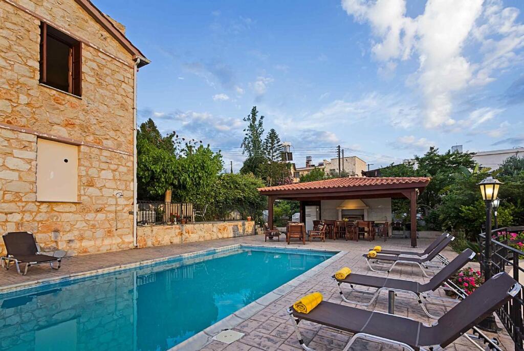 Стени: Villa Irene Palace Large Private Pool Sea Views A C Wifi - 3442