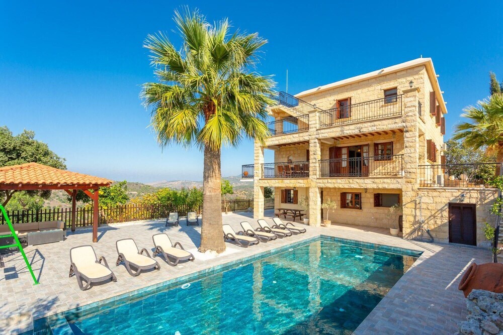Стени: Villa Alexandros Palace Large Private Pool A C Wifi - 3309