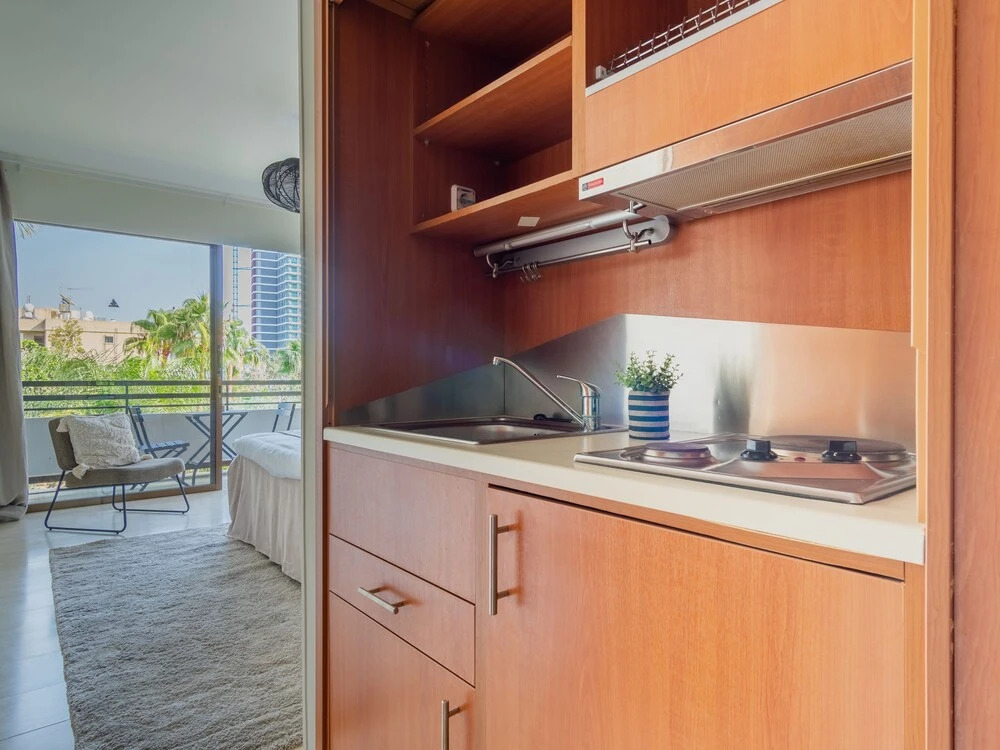 Гермасойя: Studio Apartment With Balcony and Garden View