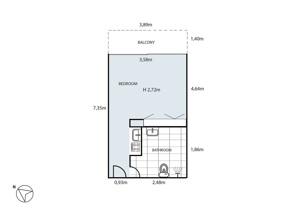 Гермасойя: Studio Apartment With Balcony and Garden View