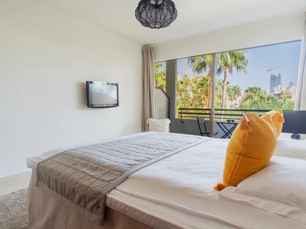 Гермасойя: Studio Apartment With Balcony and Garden View