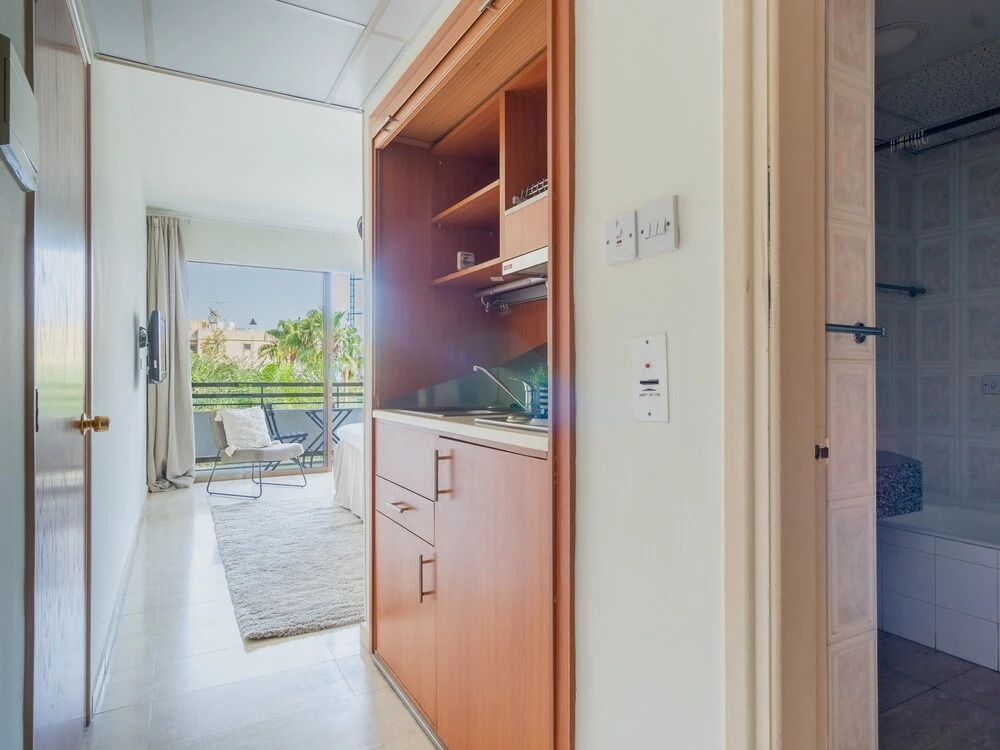 Гермасойя: Studio Apartment With Balcony and Garden View