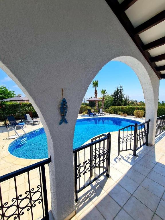 Тала: Villa Elysium, 3 bedrooms, pool, sea view & wifi