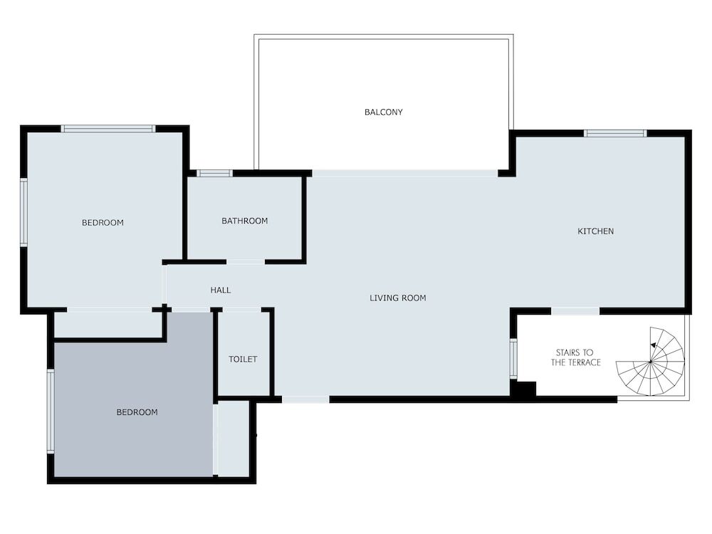 Лимассол: Sanders Palama - Comfy 2-bdr. Penthouse Apt