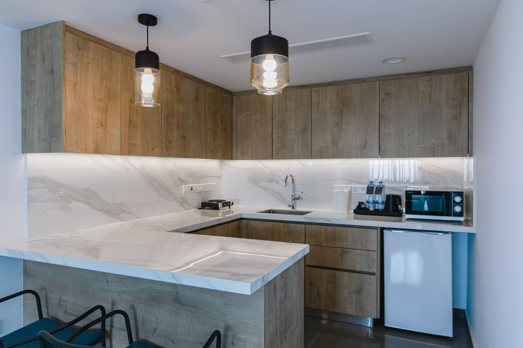Ларнака: Апартаменты Two Bedroom Pool View (Oroklini Beach 300m)