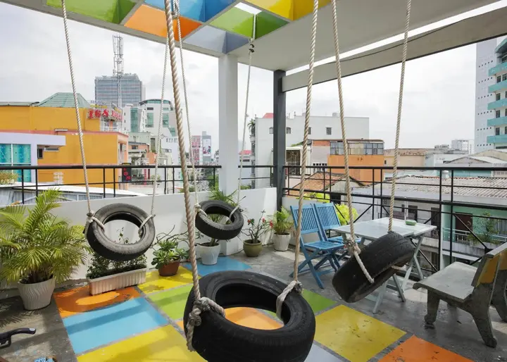 Хошимин: Saigon Backpackers Hostel @ Cong Quynh