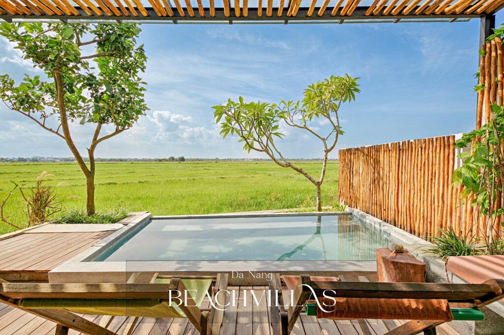 Хойан: Peaceful Pool Villa In Rice Paddies