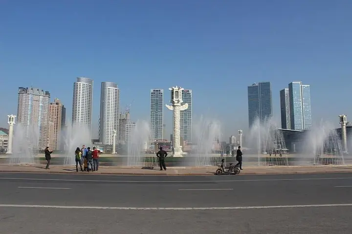 Далянь: Dalian Parkland Ming Jie Hotel Style Apartment
