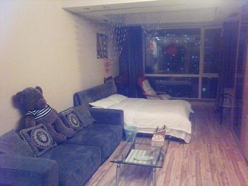 Далянь: Dalian Yijing Yuxuanting Hotel and Apartment