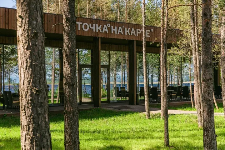 Приозерск: Отель Точка на карте Приозерск