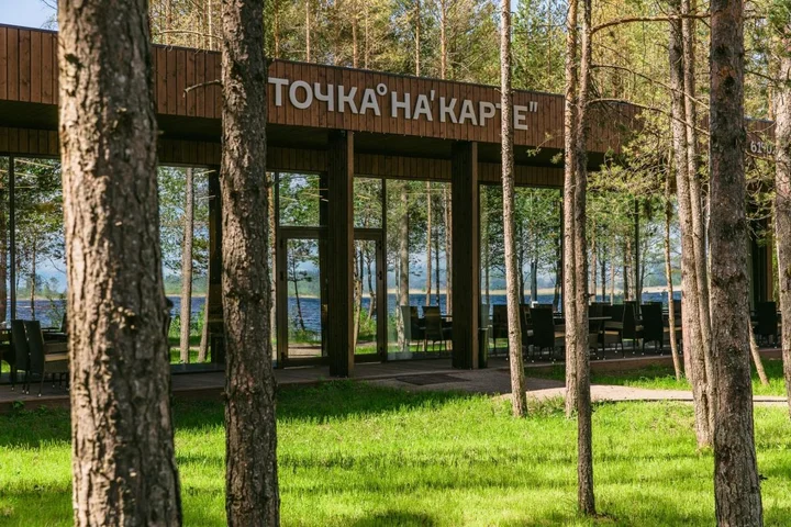 Приозерск: Отель Точка на карте Приозерск