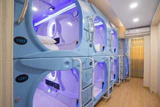 Чанша: You Wo capsule Hostel