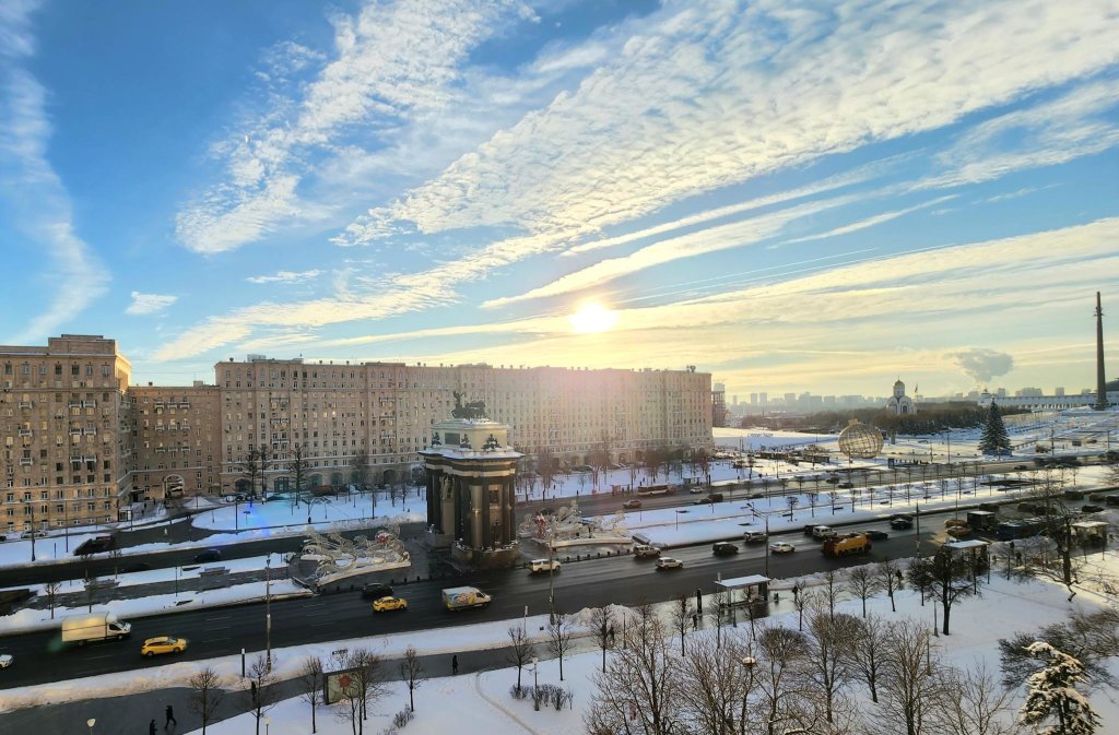 Москва: На Площади Победы