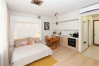 Москва: Апартаменты #1 Cosy studio for 2+1 by Lo Apartments