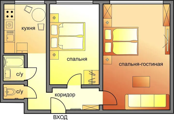 Москва: Квартира Kvart, м. Киевская