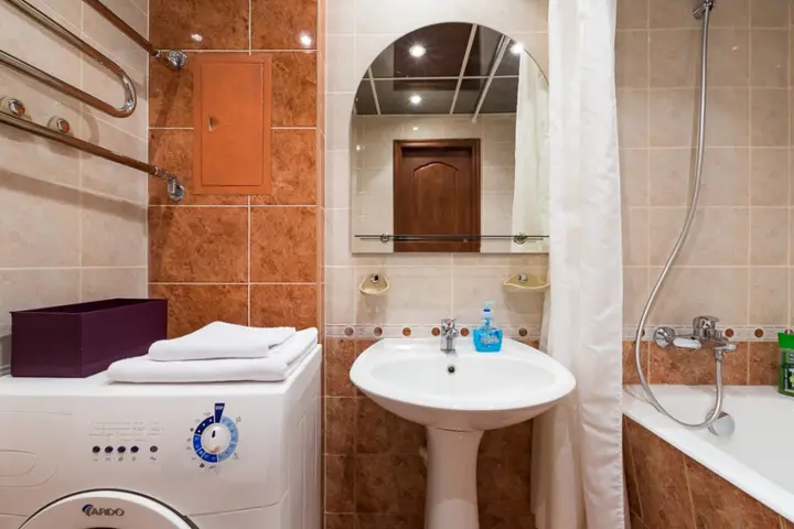 Москва: Barrikadnaya Vspolinii Pereulok 10 Apartment