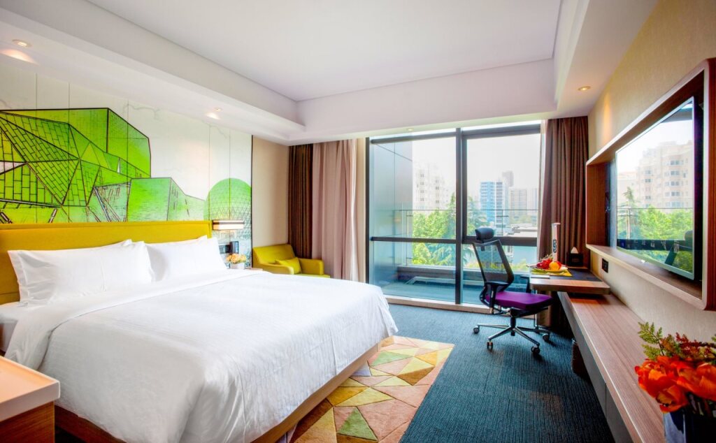 Сиань: Hampton by Hilton Xi'an Giant Wild Goose Pagoda