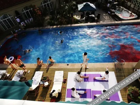 Циндао: Baden Town Hot Spring Villa