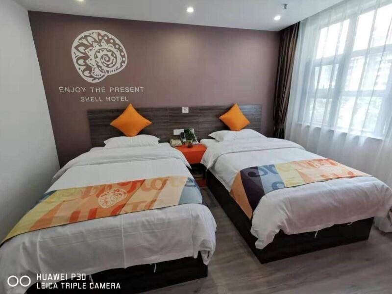 Хэфэй: Shell Hefei Yaohai Distrct Baida Zhougudui Daxing Road  Hotel
