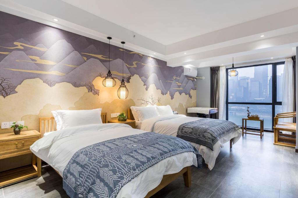 Чунцин: Chongqing Ouranjian Lake View Guesthouse