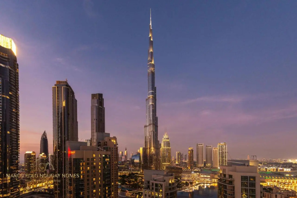 Дубай: Marco Polo - 2 Br with Burj Khalifa View - 5 Min To Dubai Mall