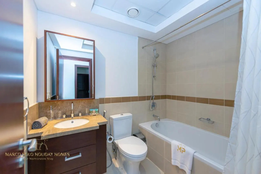 Дубай: Marco Polo - 2 Br with Burj Khalifa View - 5 Min To Dubai Mall